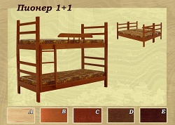 Кровать Пионер 1+1